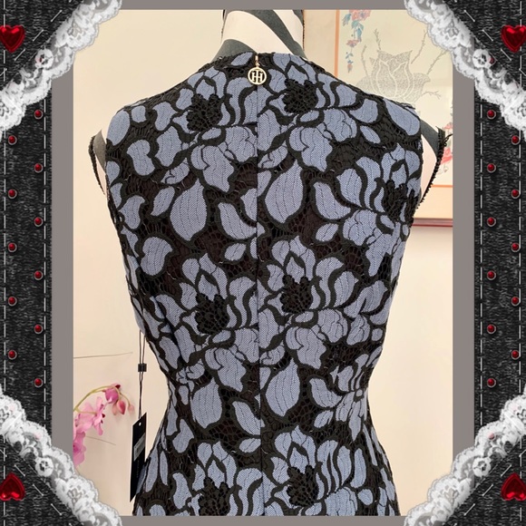 Tommy Hilfiger Lace Overlay Fir & Flare Dress - Picture 7 of 11